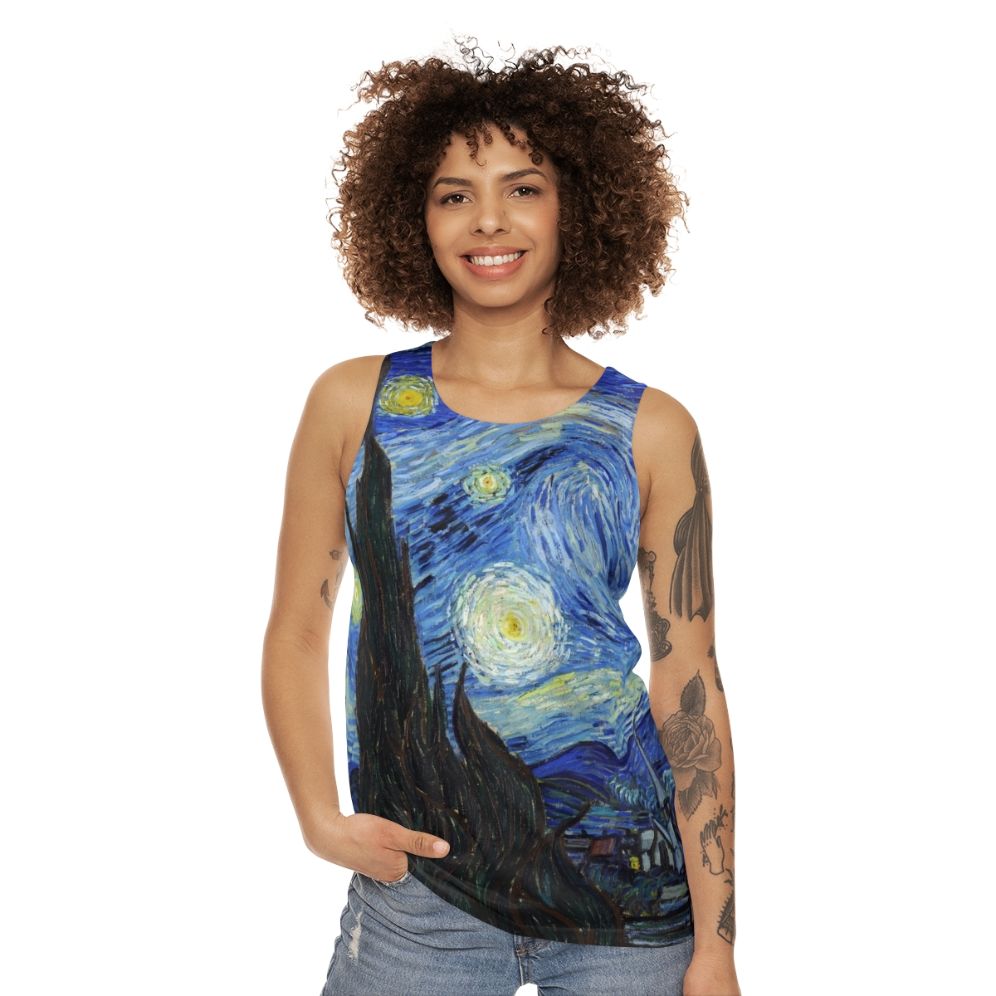 Starry Night Unisex Tank Top - women