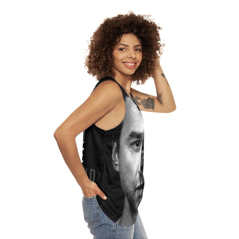 Depeche Mode 80s Unisex Tank Top - women side