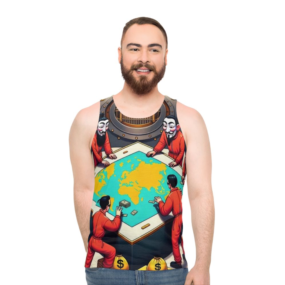 Money Heist The Plan Unisex Tank Top - men