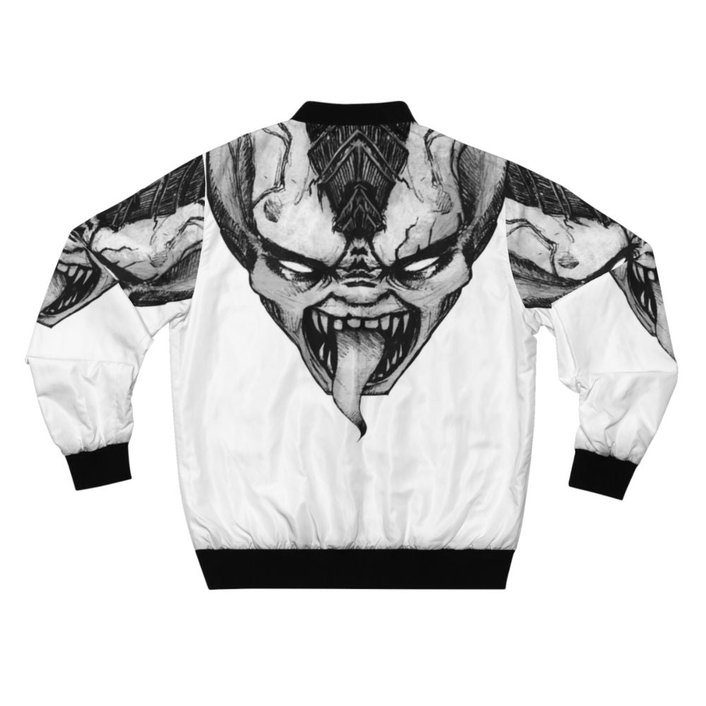 Genestealer Tyranid Bomber Jacket with Warhammer 40k design - Back