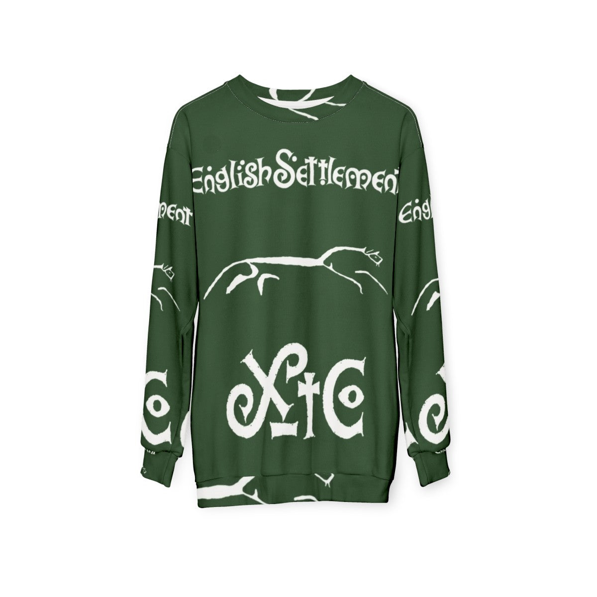 XTC English Settlement 80s Alt Rock Sweatshirt - hanging