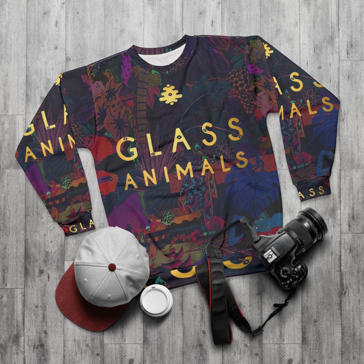 Glass Animals Band Sweatshirt - flat lay