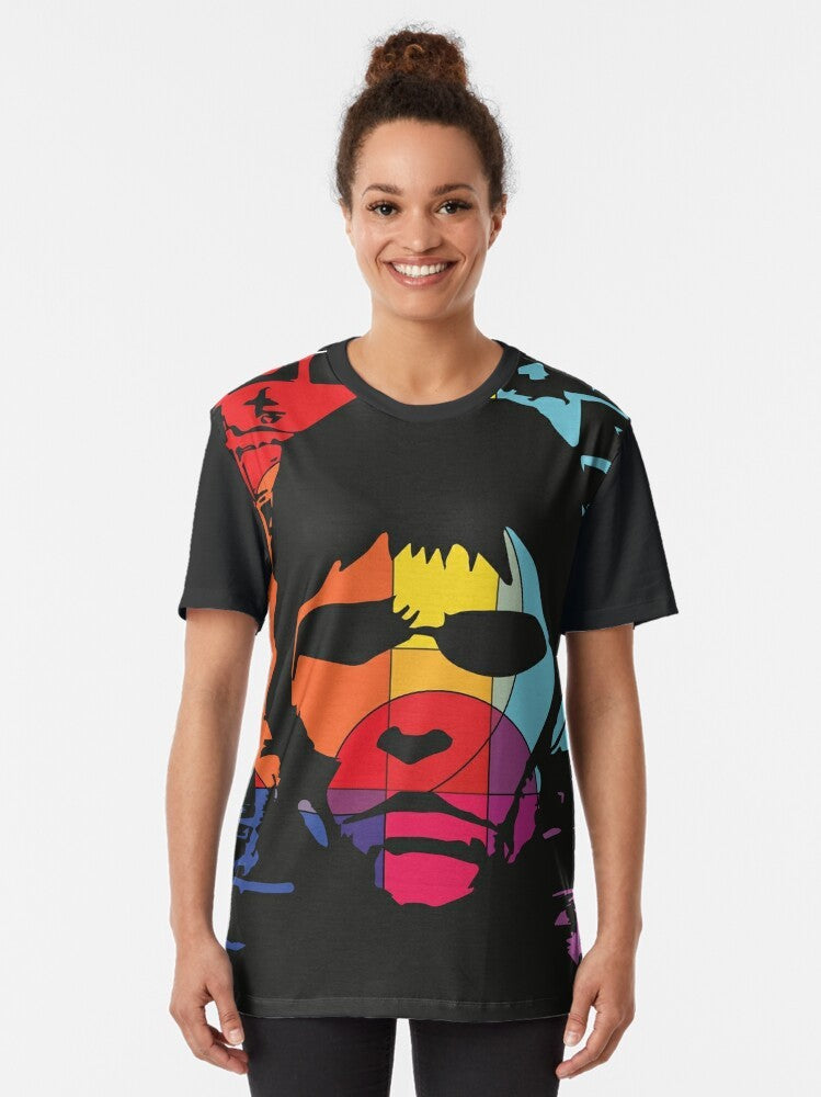 Ian Brown from The Stone Roses graphic t-shirt - Women