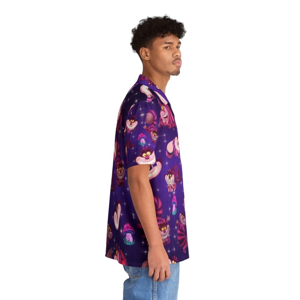 Psychedelic Cat Hawaiian Shirt in Fall Wonderland - People Pight