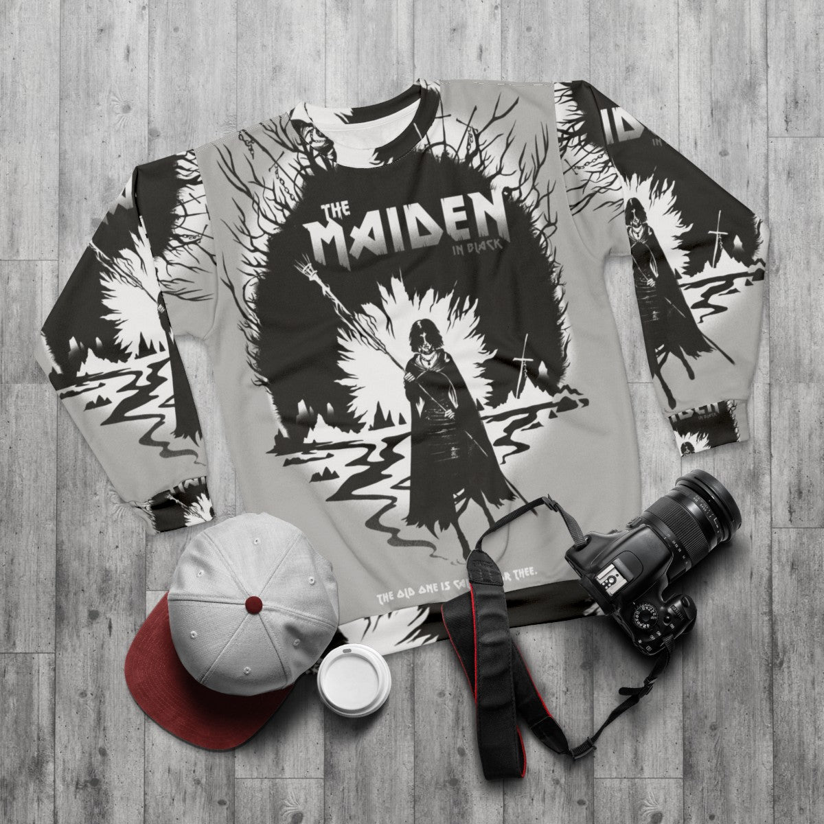 Curated Dark Souls, Demons Souls, & Bloodborne Sweatshirt - flat lay