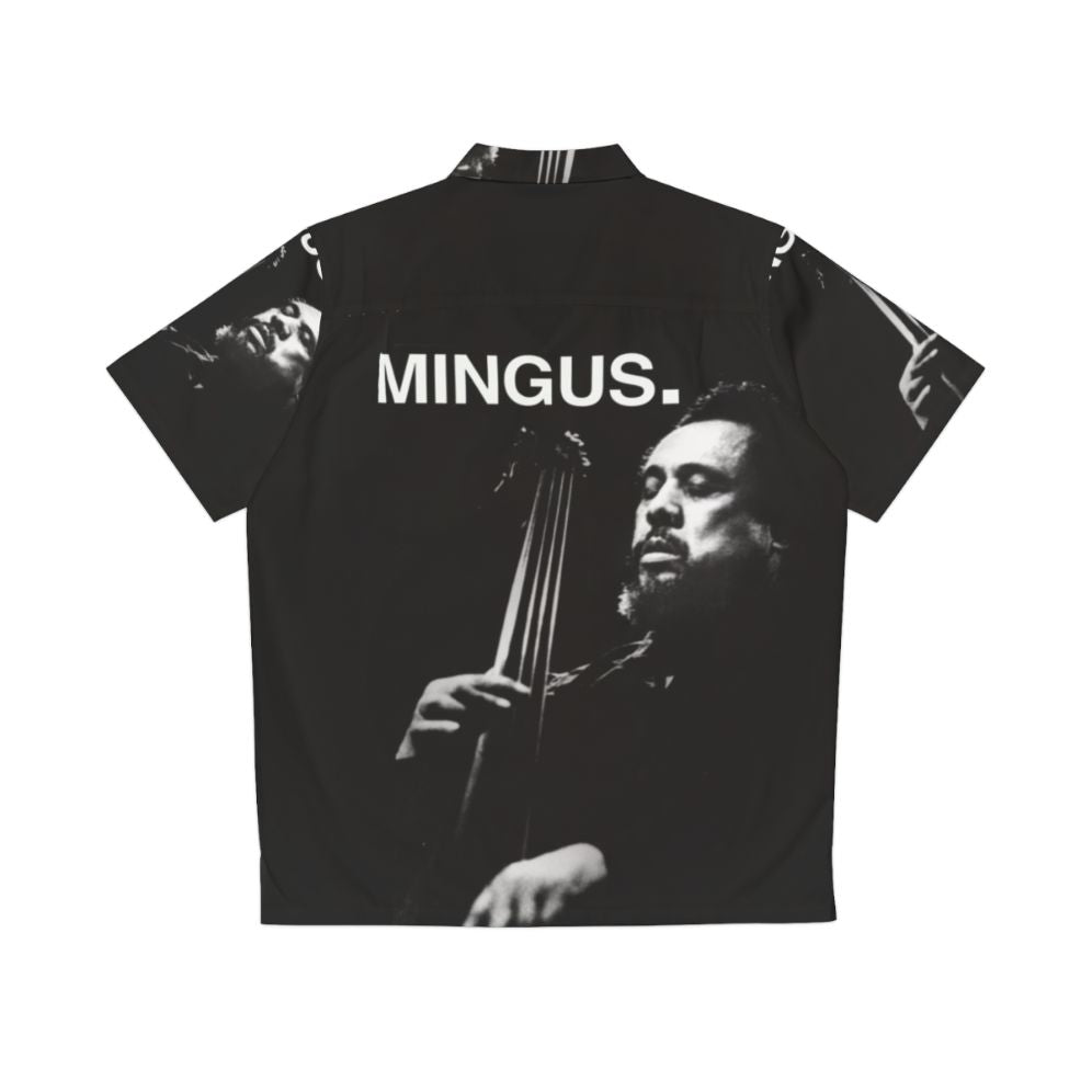 Charles Mingus Hawaiian Shirt featuring jazz, piano, and music icons - Back