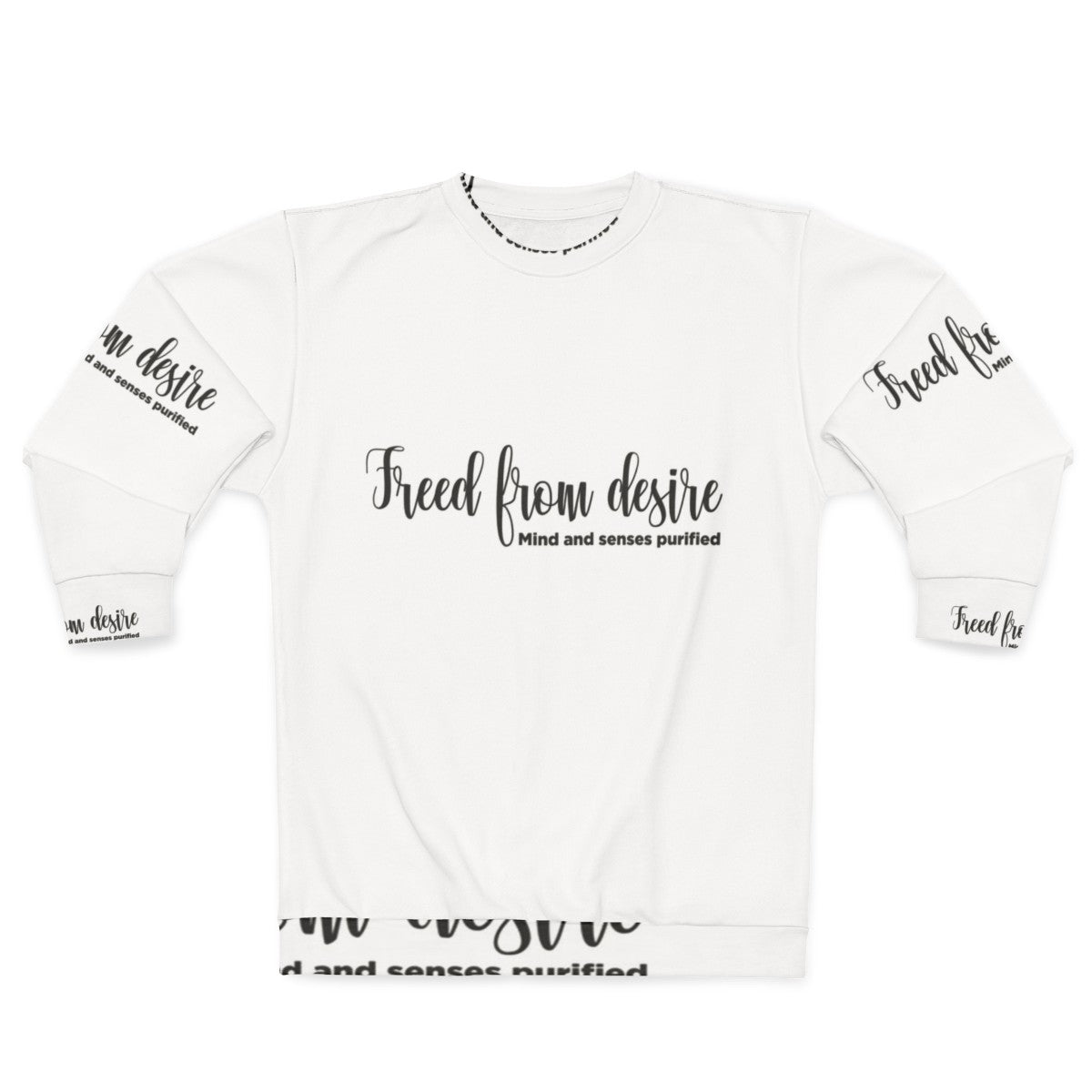 House Music Djs Gift Sweatshirt - Freed From Desire Anthem