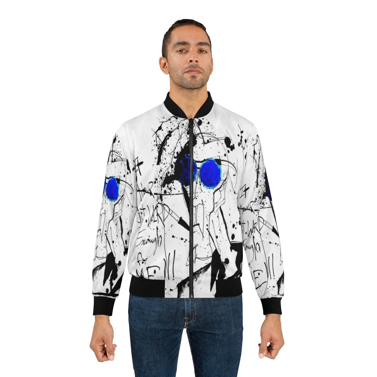 Bomber jacket with Fear and Loathing inspired graphic design - Lifestyle