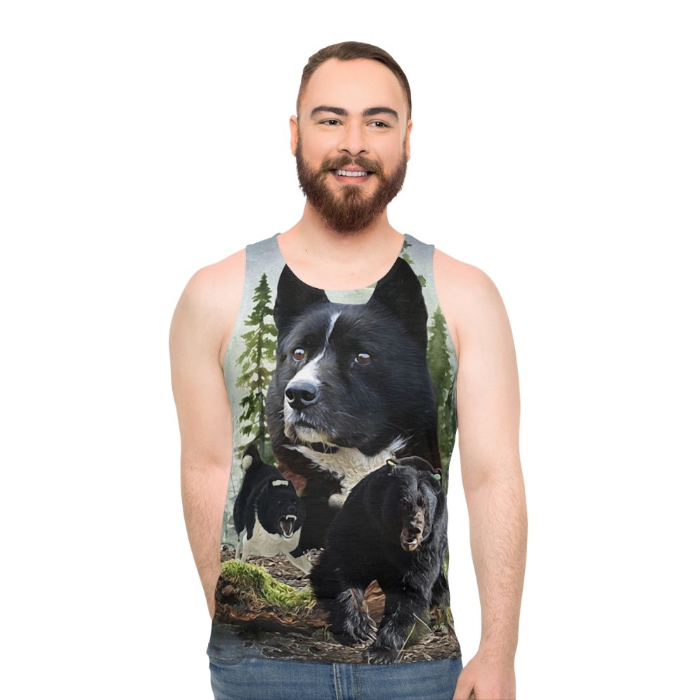 Karelian Bear Dog Hunting Tank Top - men