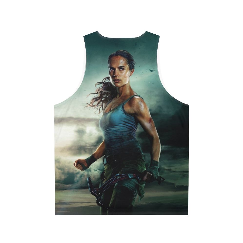 Alicia Vikander "Tomb Raider" Movie Merchandise Tank Top - Back