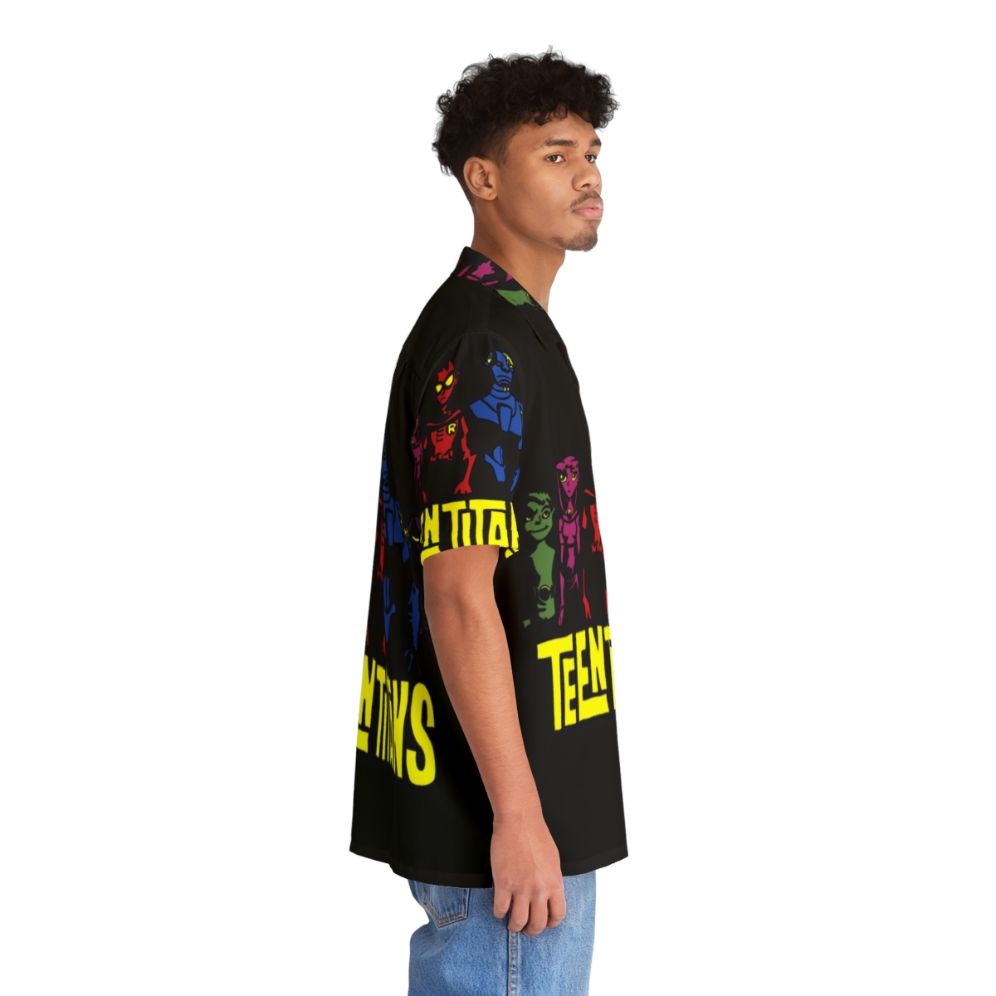 Teen Titans Silhouette Hawaiian Shirt - People Pight