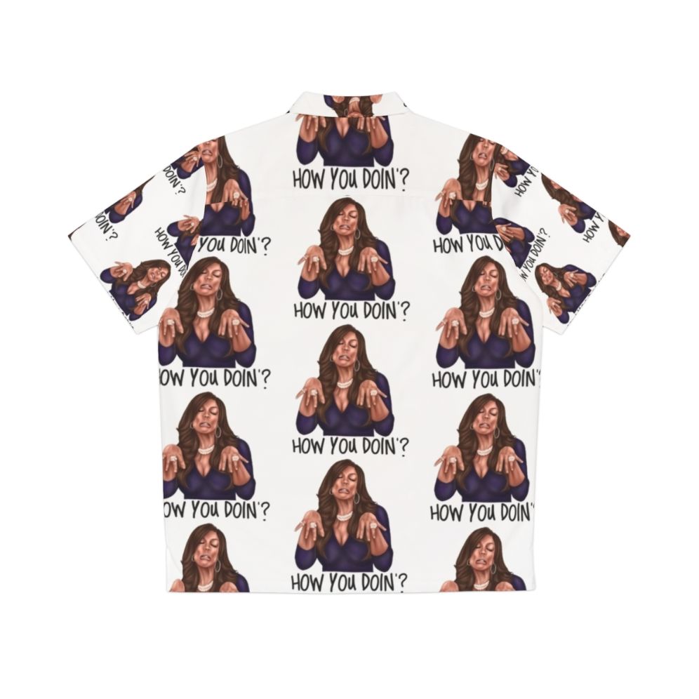 Funny "How You Doin'" Wendy Williams Inspired Hawaiian Shirt - Back