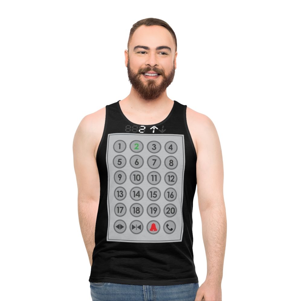 Elevator mechanic unisex tank top - men