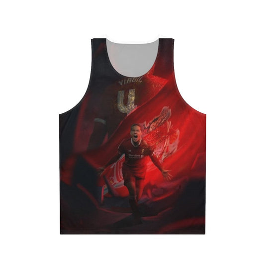 Virgil van Dijk Illustration Art Unisex Tank Top