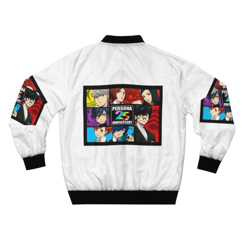 Persona Anniversary Bomber Jacket with Persona-themed design and graphics - Back