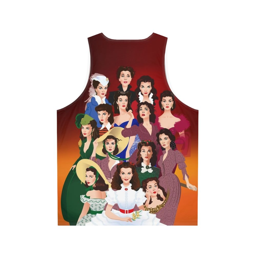 Scarlett O'Hara Unisex Tank Top - Back