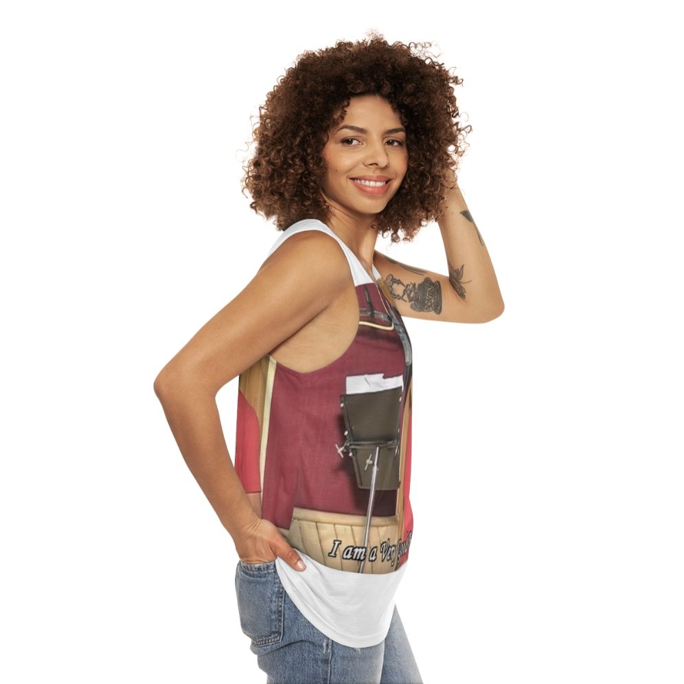 Vennu Mallesh "It's My Life" Meme Unisex Tank Top - women side