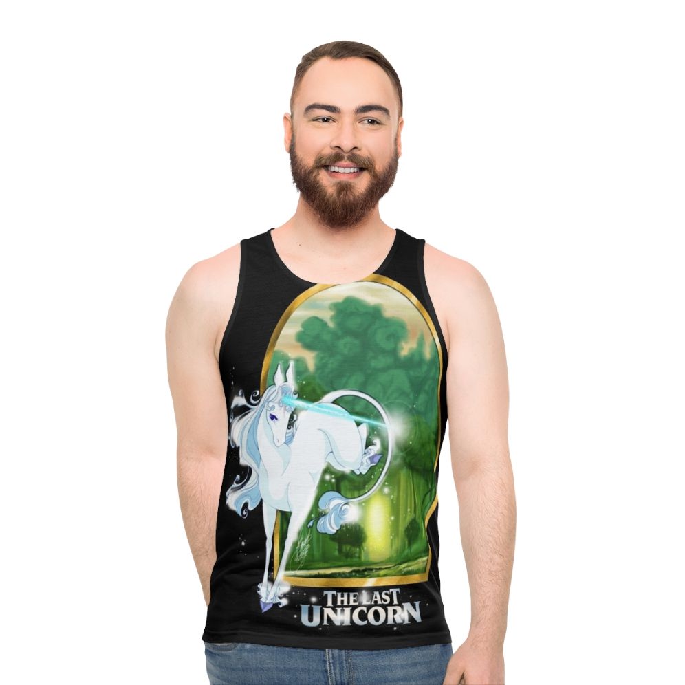 Unisex 'The Last Unicorn' fantasy movie tank top - men