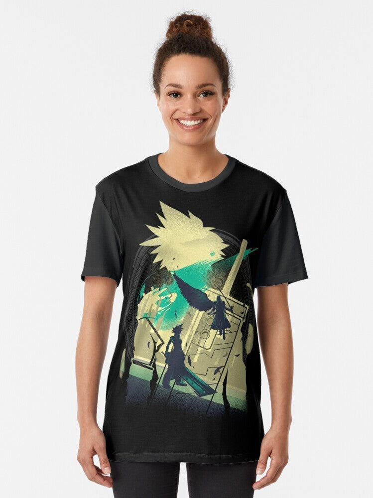 Final Fantasy VII Cloud Strife Graphic T-Shirt - Women