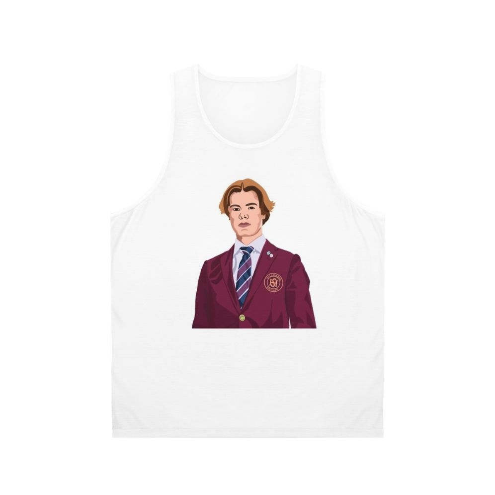 Wilhelm unisex tank top from the Netflix series 'Young Royals'