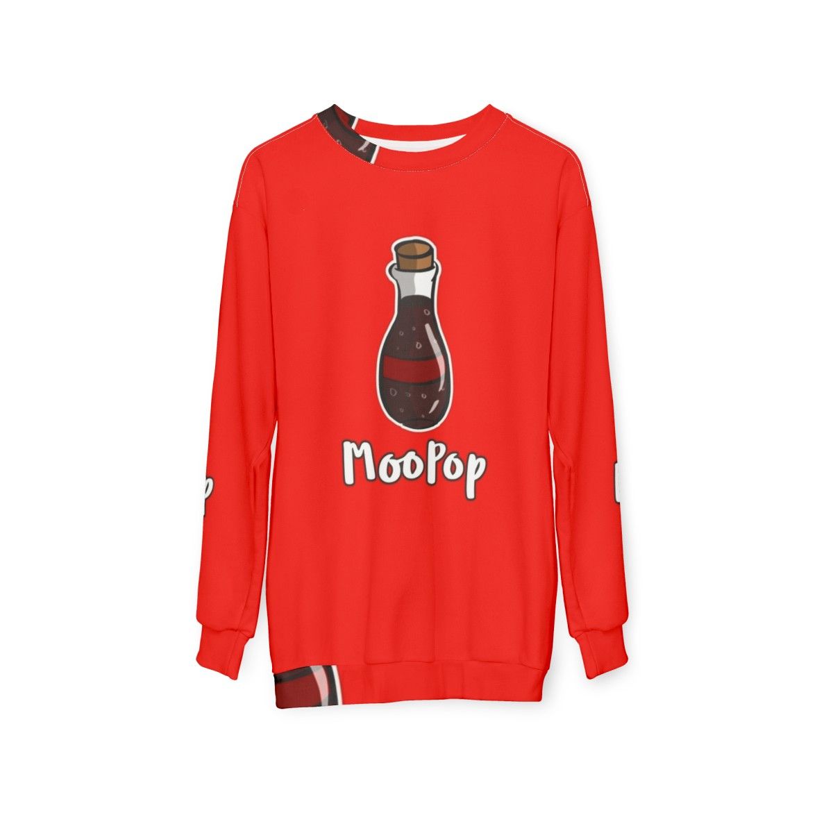 Moopop Soda by Scar Sweatshirt featuring mycelium resistance design - hanging