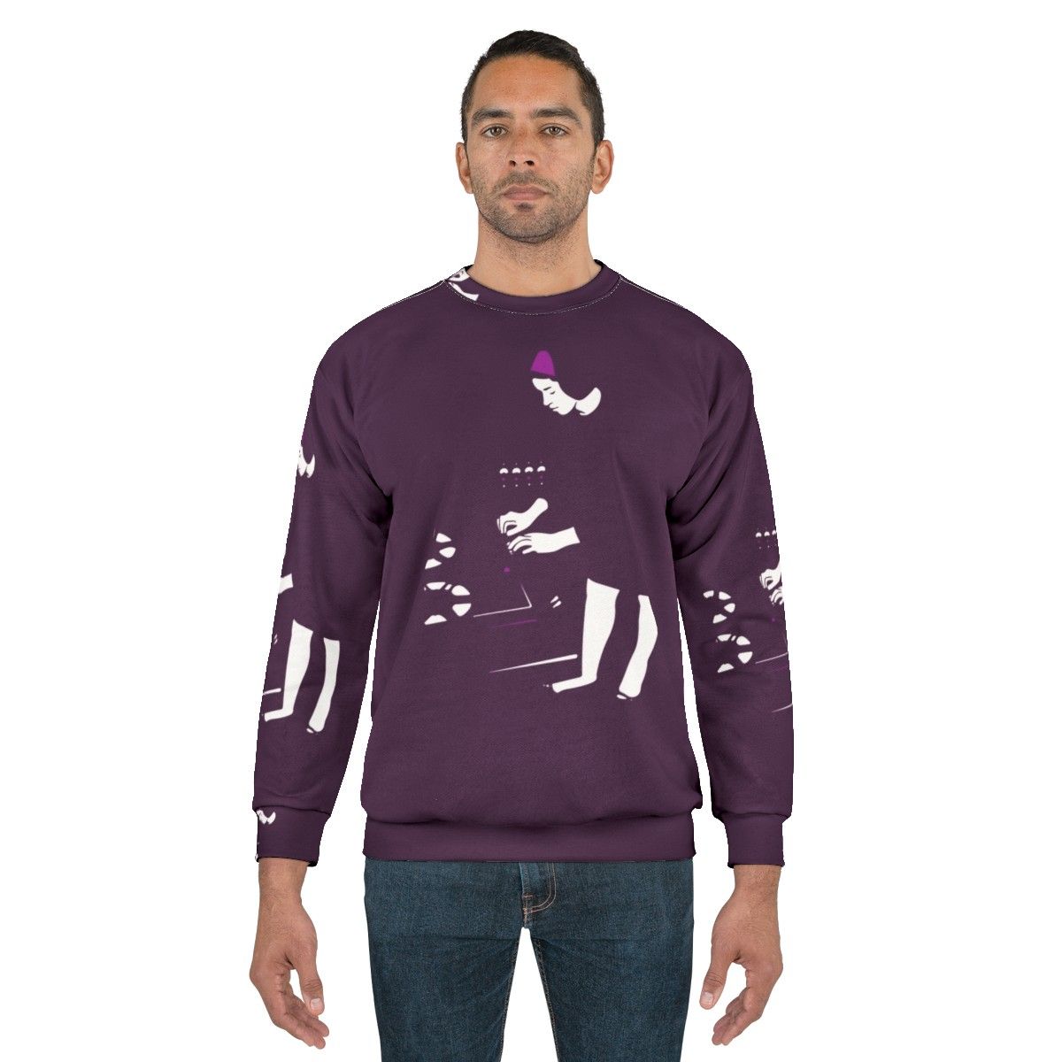 Delia Derbyshire, electronic music pioneer, portrait sweatshirt - men