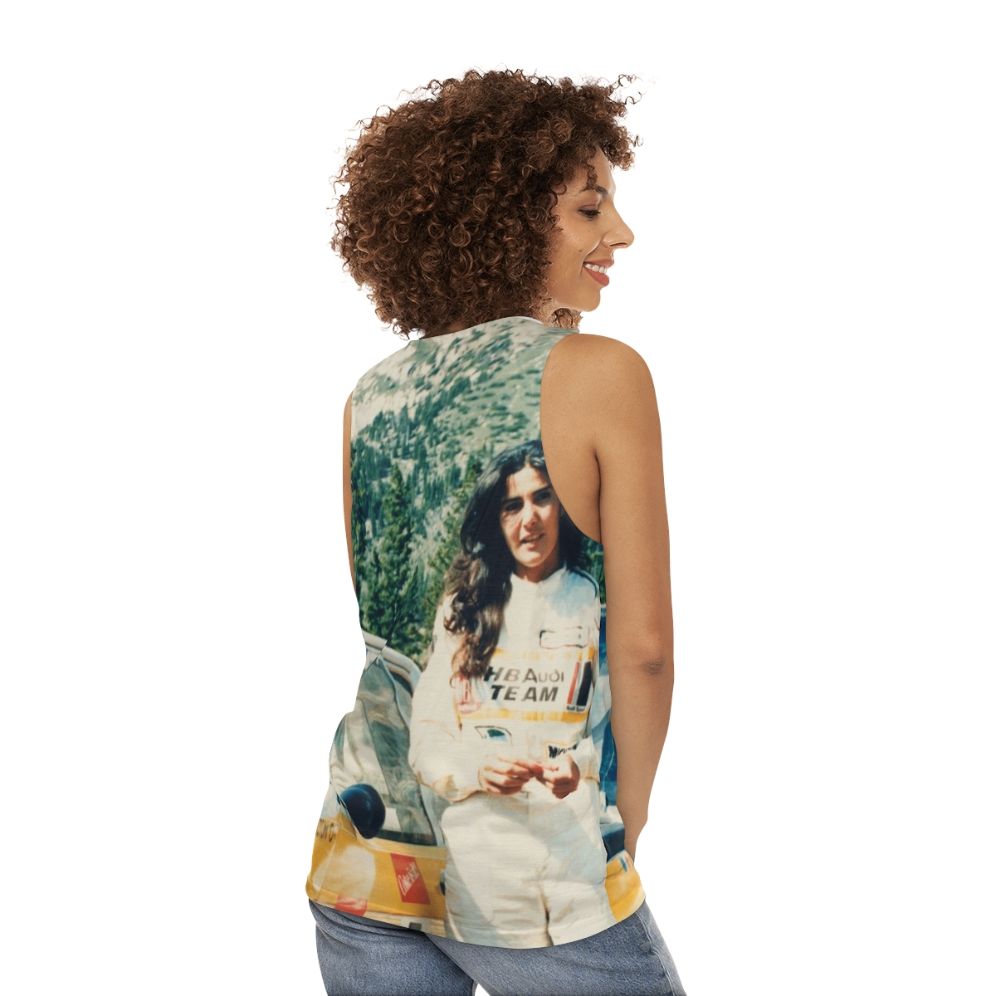 Michele Mouton Unisex Tank Top - women back