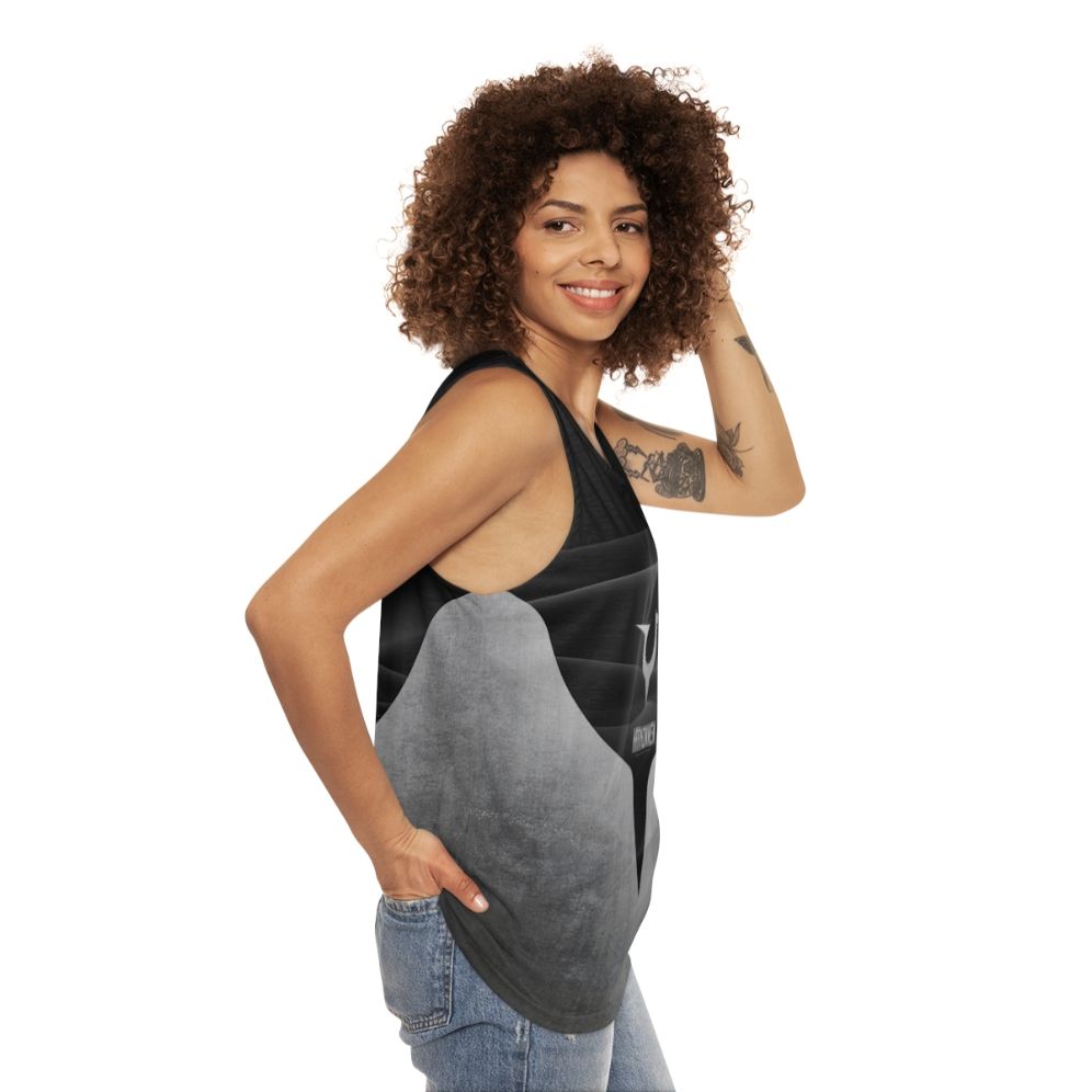 Dune Harkonnen Titanium Unisex Tank Top - women side