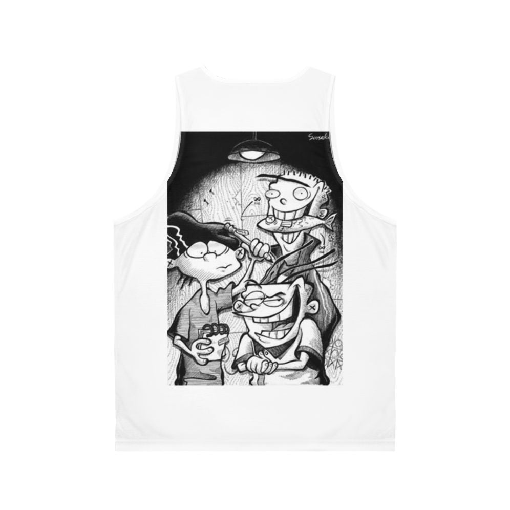 Ed Edd and Eddy Cartoon Network Anime Unisex Tank Top - Back