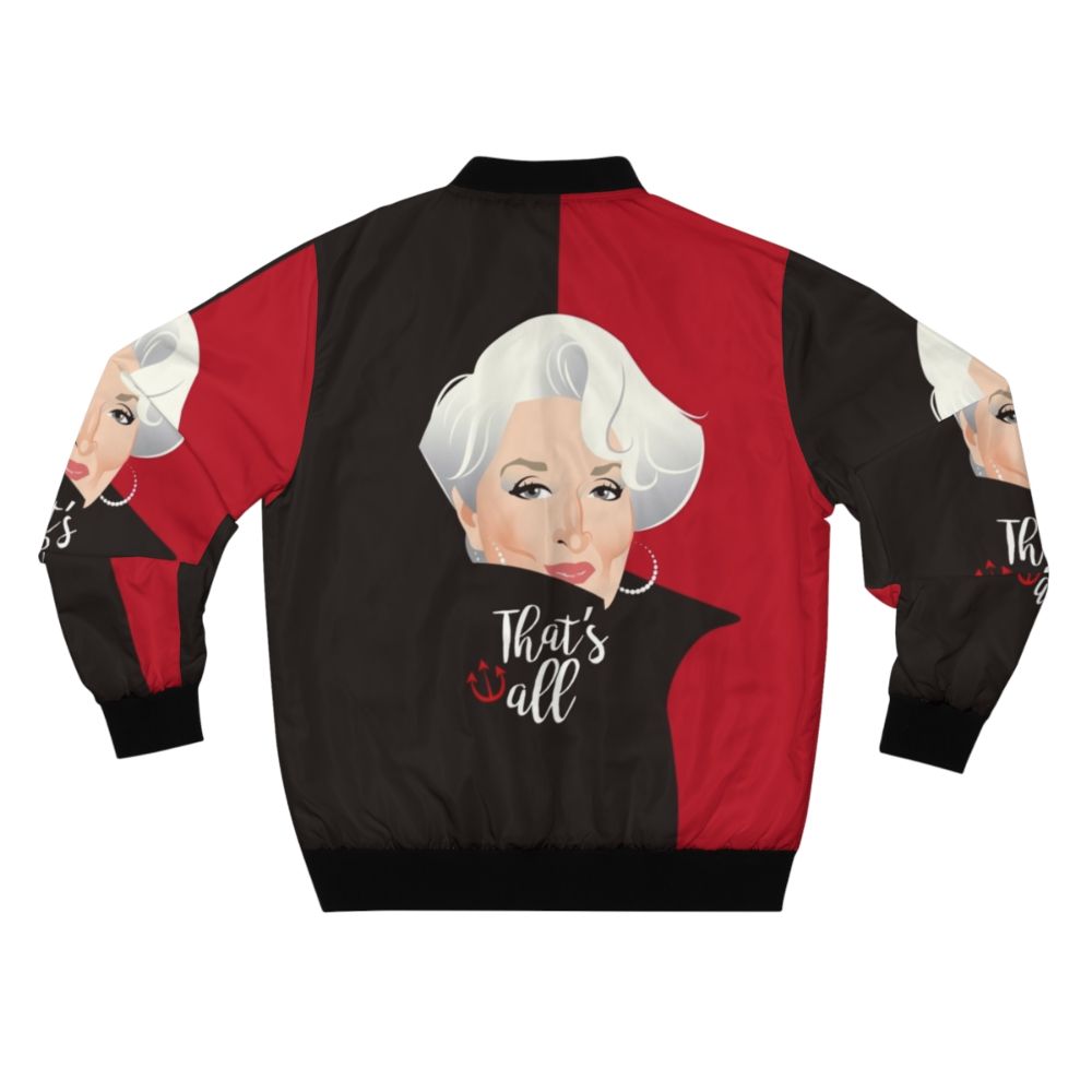 Stylish bomber jacket inspired by the movie "The Devil Wears Prada" - Back