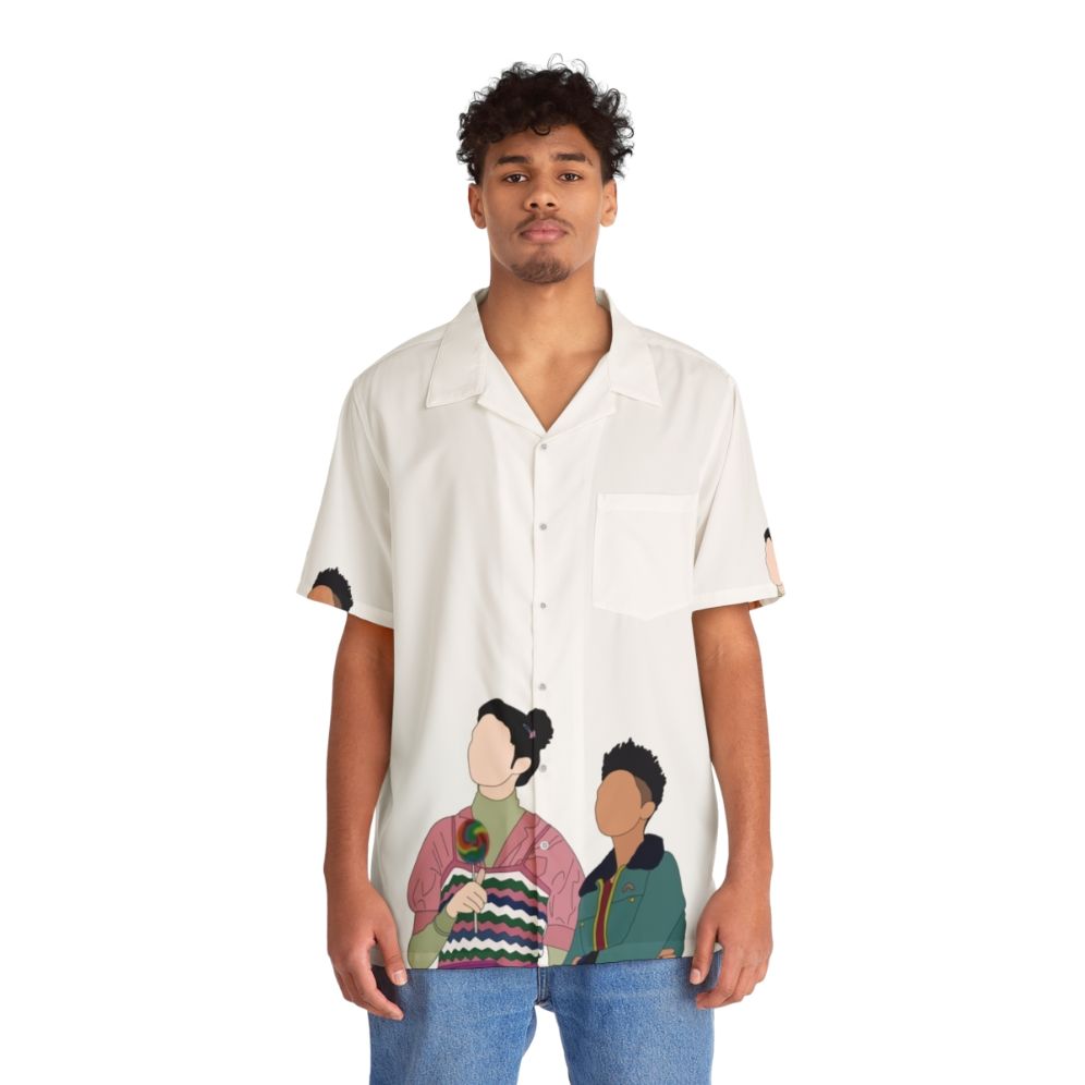 Sex Education Lily and Ola Hawaiian Shirt 3 - Netflix TV Show Merchandise - People Front