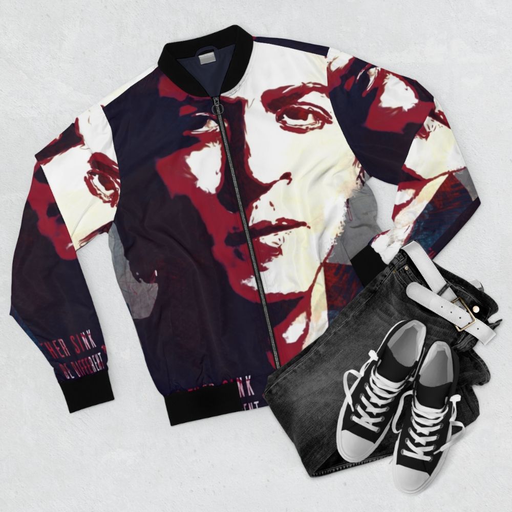 Shah Rukh Khan Wearing a Stylish Bomber Jacket - Flat lay