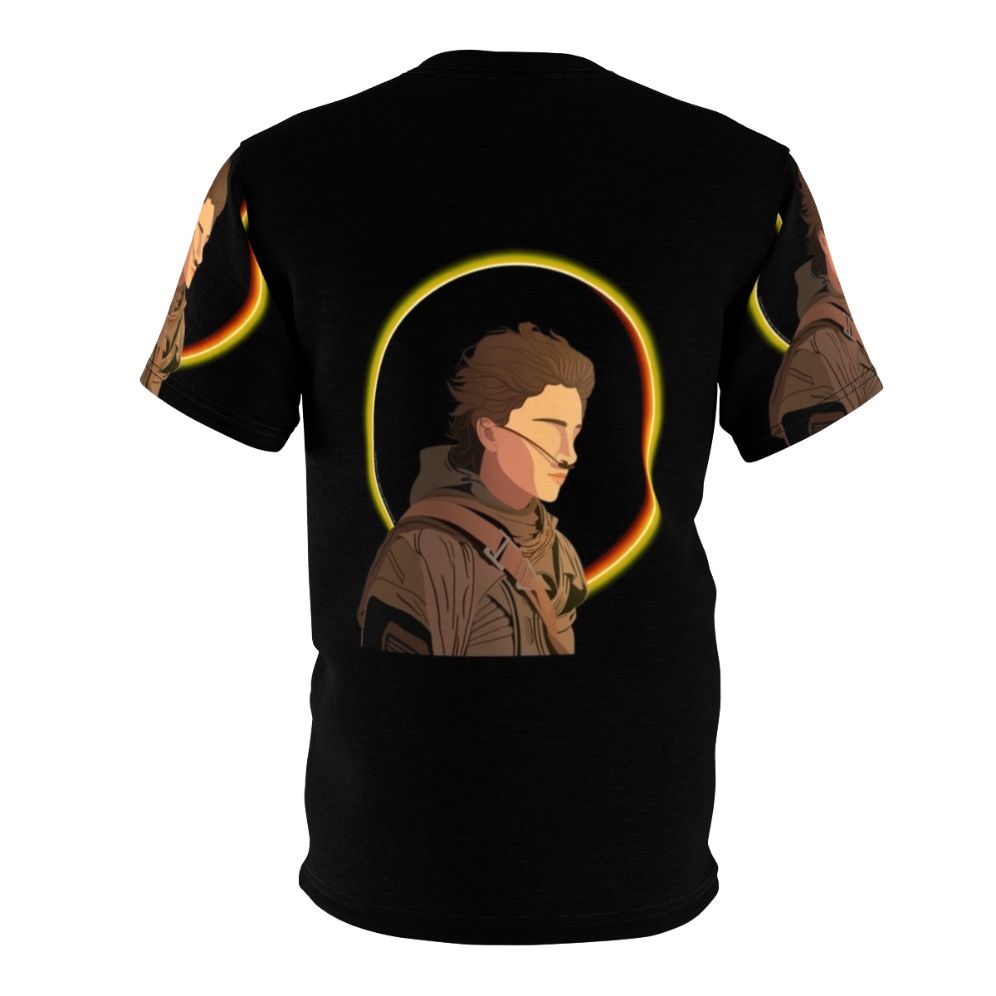 Dune-inspired Poul Atreides graphic t-shirt design - Back