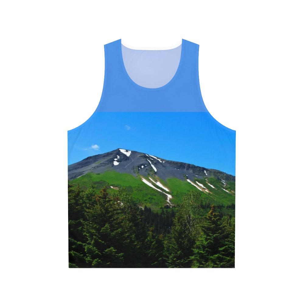 Mount Marathon Alaska Unisex Tank Top for Outdoor Adventure