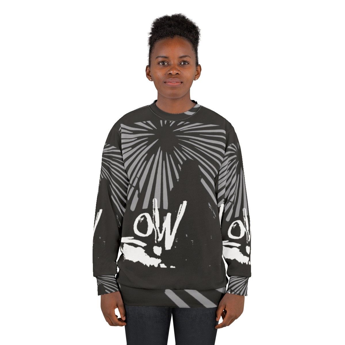 Acoustic Sweatshirt with music-inspired design - women