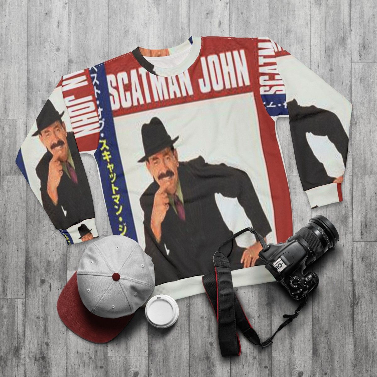 Scatman John Tribute Sweatshirt - flat lay