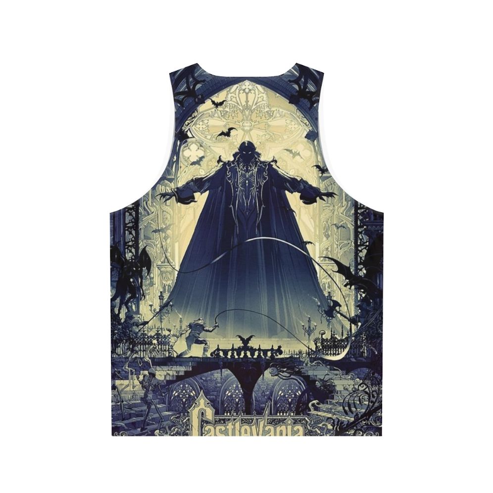 Castlevania unisex gaming tank top - Back