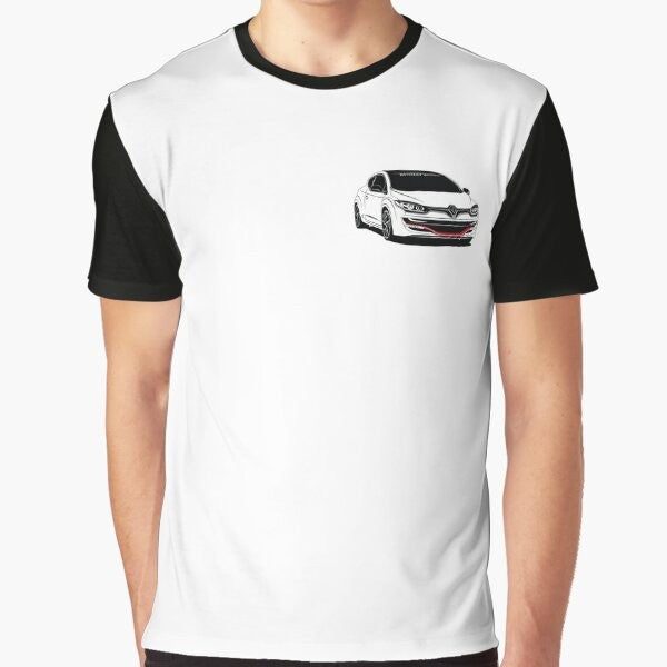 Renault Megane 3 RS Graphic T-Shirt with Car Enthusiast Design