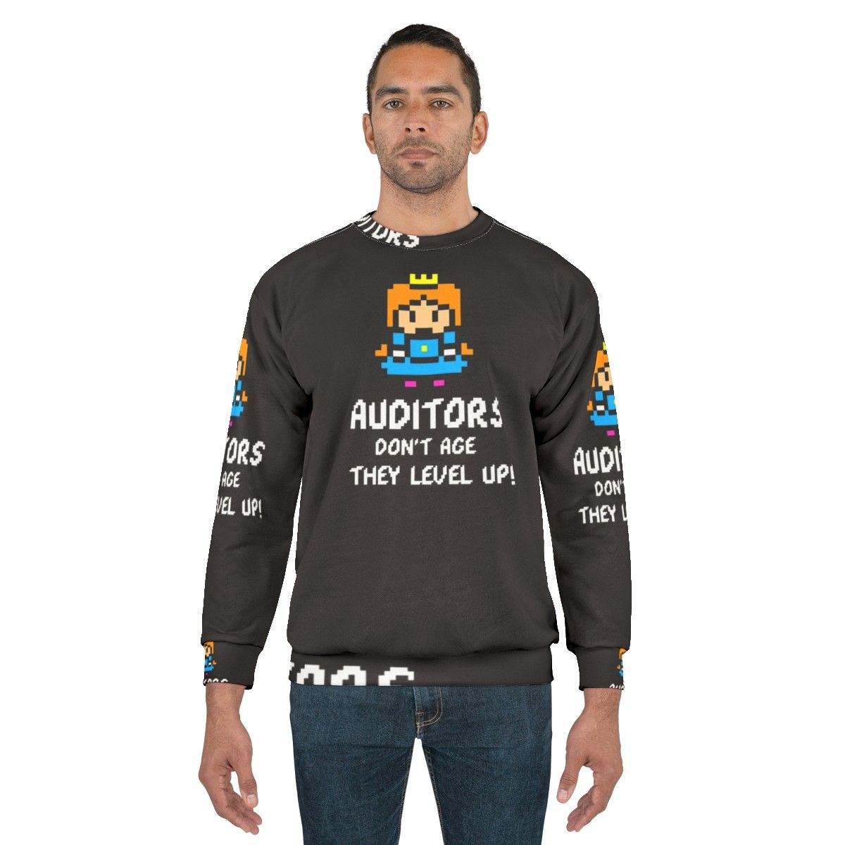 Auditor's Leveled Up Accounting Sweatshirt - men