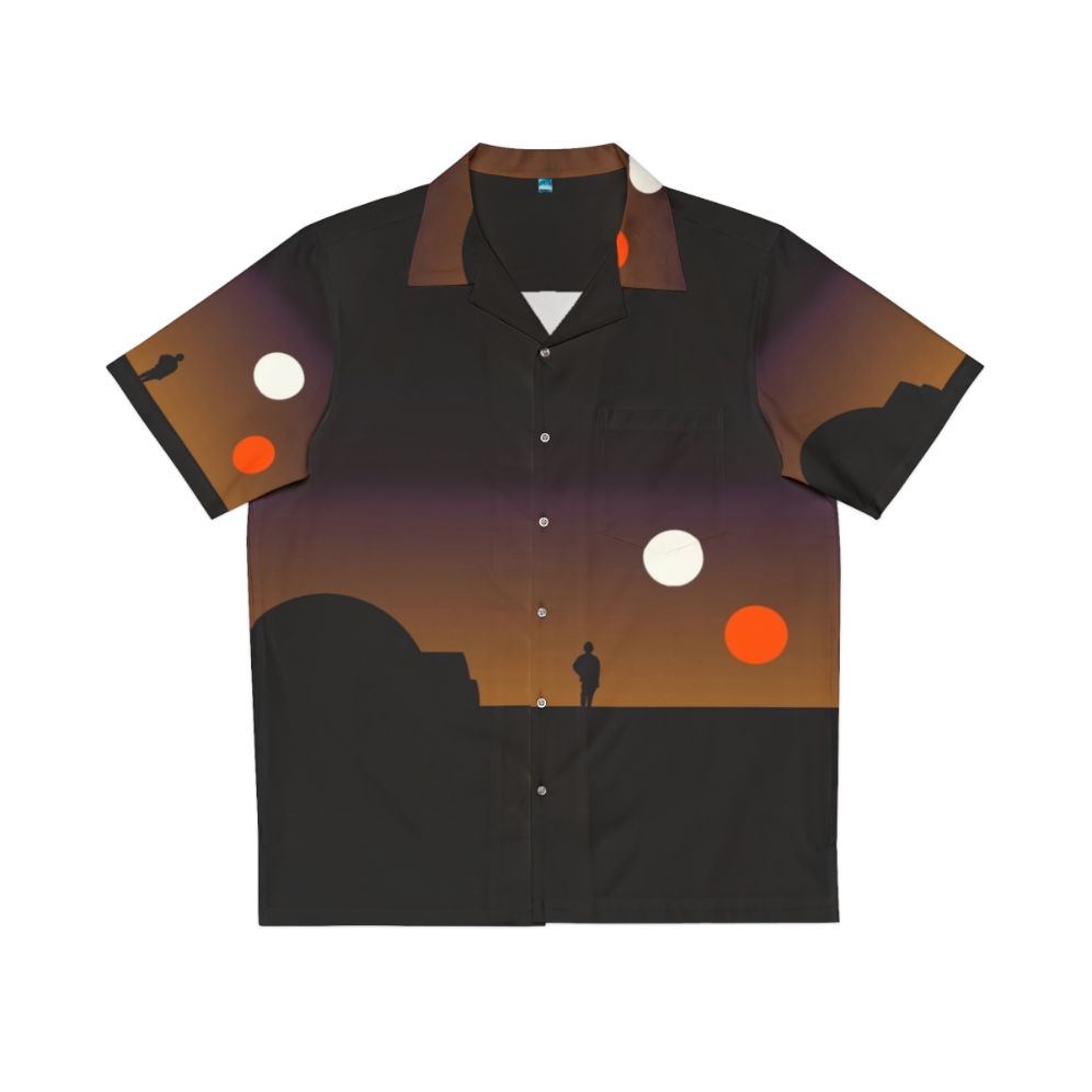 Tatooine-Inspired Double Sunset Hawaiian Shirt