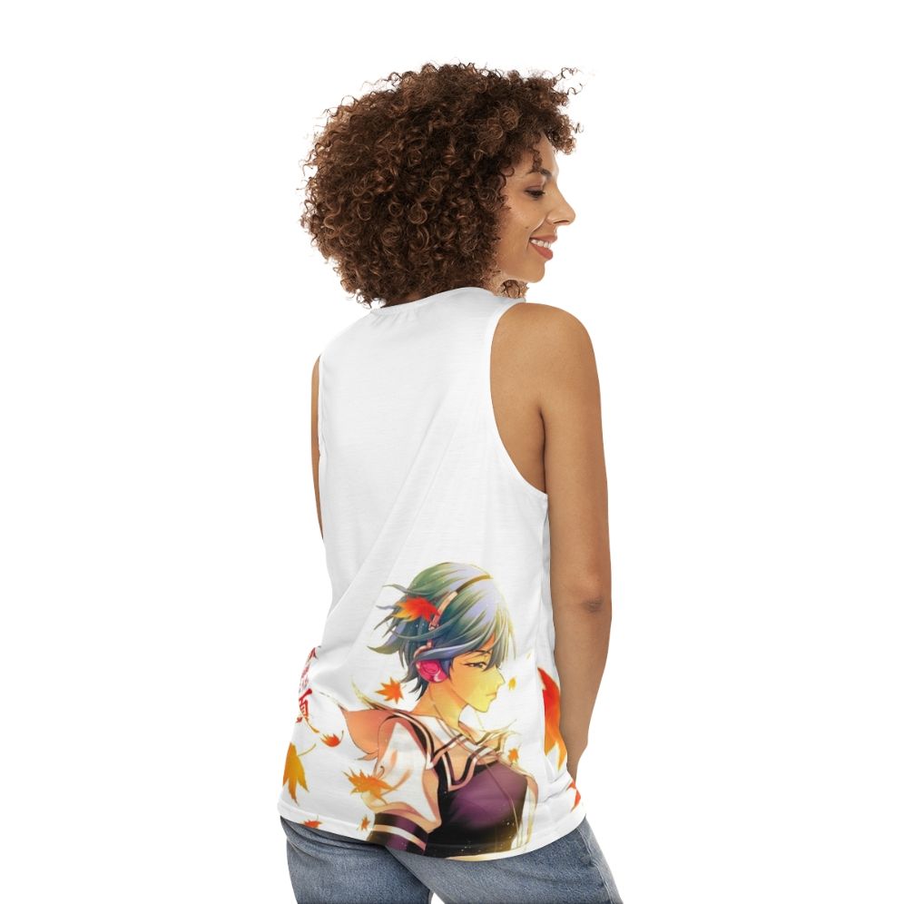 Unisex Anime Tank Top - women back