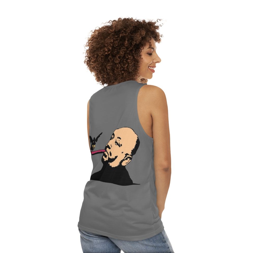 Alfred Hitchcock Unisex Movie Tank Top - women back