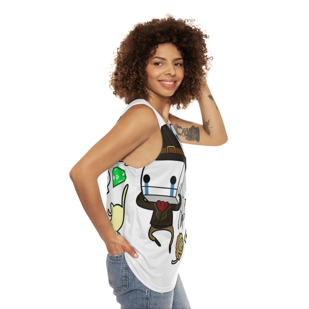 Battleblock Theater Unisex Gaming Tank Top - women side