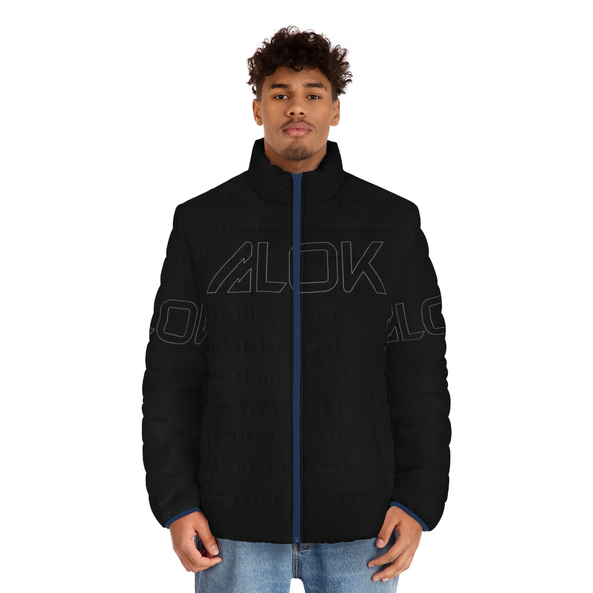 Alok logo puffer jacket, perfect winter outerwear - men front