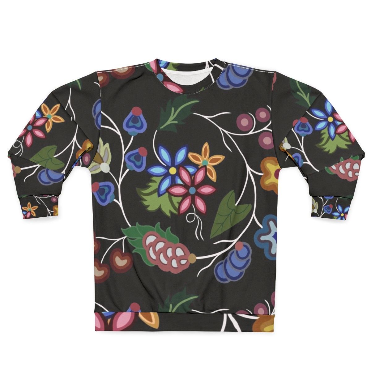 Anishnawbe indigenous sweatshirt with traditional tribal design