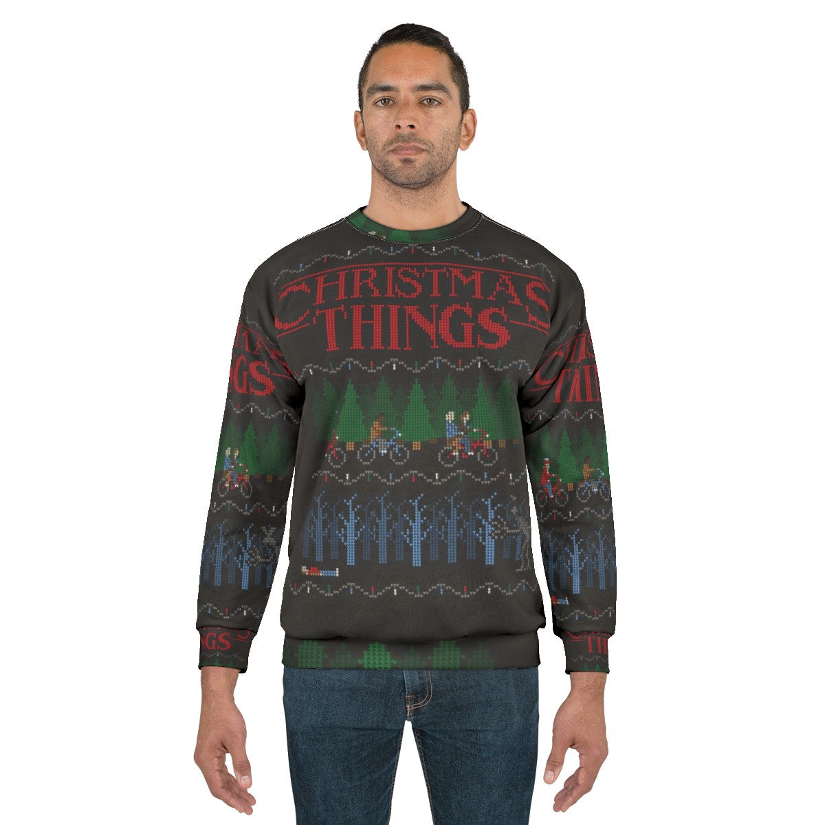 Christmas Things Sweatshirt 2 - Festive Holiday Sweater - men