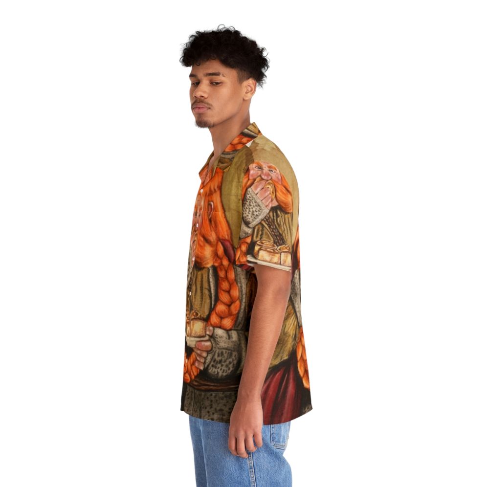 Bombur Big & Tall Tropical Hawaiian Shirt - People Left