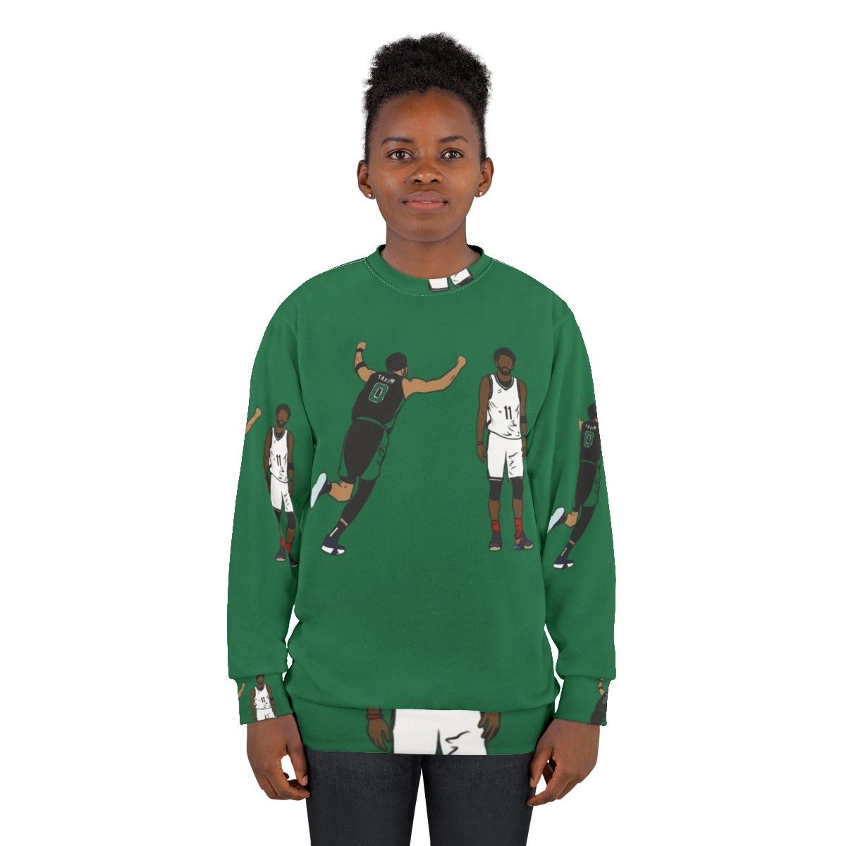 Jayson Tatum Game Winner Celebration Celtics Sweatshirt - women