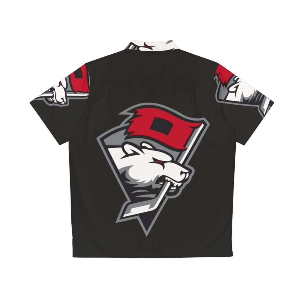 Charlotte Checkers Hockey Hawaiian Shirt - Back