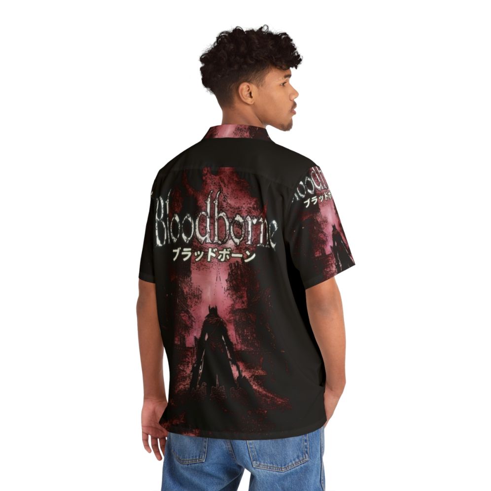 Bloodborne and Dark Souls Inspired Hawaiian Shirt - People Back